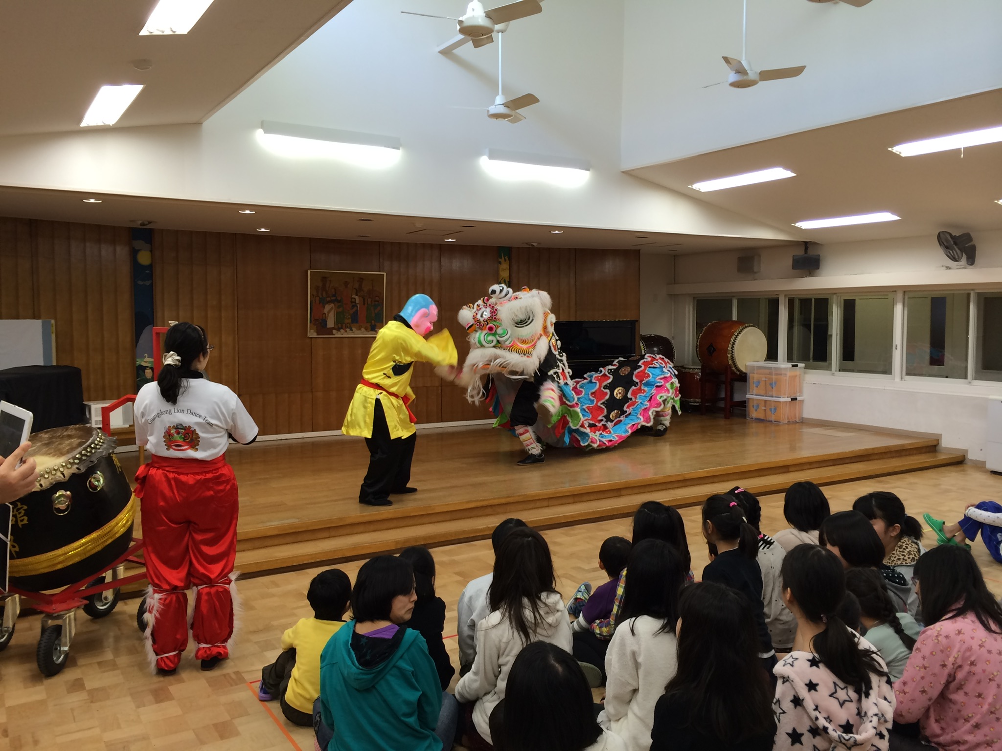 19 January 2014 — Lion dance at the children’s welfare facility